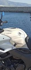 TDM900 άσπρο κάλυμμα ρεζερβουάρ και βαλίτσα δερμάτινη καινούρια της Bagster