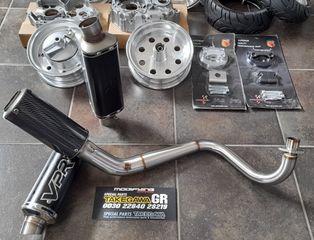 lemos exatmisis INOX tipou OVER RACING gia honda c50 glx dax chaly astrea supra ss50 z50j Z50R monkey Gorilla lifan  skyteam Jincheng  MODIFYING GARAGE "since1993" TAKEGAWAGR - 4miniracingparts,gr