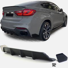 ΠΙΣΩ ΣΠΟΙΛΕΡ BMW X6 F16 14-19  Performance rear bumper diffuser and side flaps