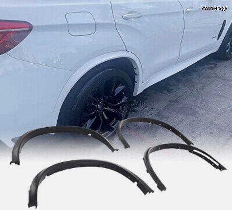 ΦΤΕΡΑ ΤΡΟΧΩΝ ΣΠΟΙΛΕΡ BMW X6 F16 X6M F86 2015-2018 Wide Wheel Arches Side Fender Flares Cover Trim