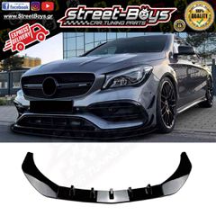 LIP SPOILER EXTENSION ΕΜΠΡΟΣ ΠΡΟΦΥΛΑΚΤΗΡΑ MERCEDES BENZ CLA C117 AMG 45 FACELIFT (2016-2018) | Street Boys - Car Tuning Shop |