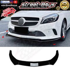 LIP SPOILER EXTENSION ΕΜΠΡΟΣ ΠΡΟΦΥΛΑΚΤΗΡΑ MERCEDES BENZ W176 STANDARD FACELIFT (2016-2018) | Street Boys - Car Tuning Shop |