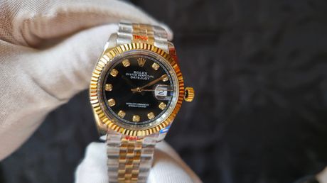 Rolex datejust black two tone jubilee diamonds.  Γυναικειο ρολοι χειρος κορυφαια replica 3Α.