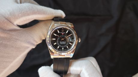 Rolex Sky-Dweller black.  Ανδρικο ρολοι replica 3Α.