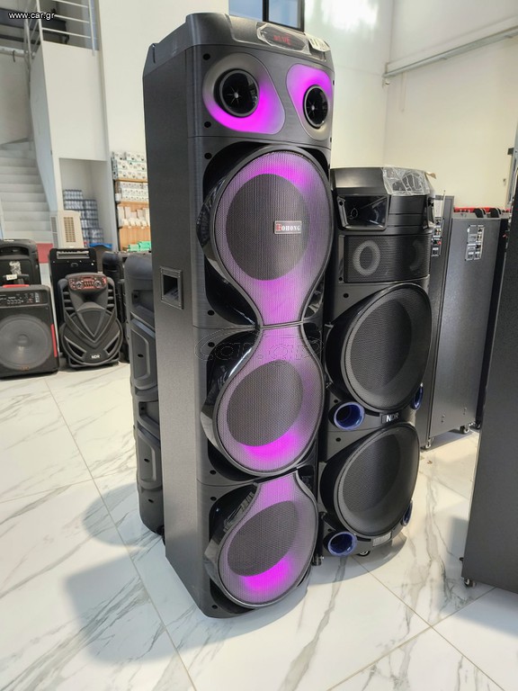 Ηχειο bluetooth 3x12 mt  3000 watt peak