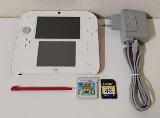 Nintendo 2DS Scarlett Red + Animal Crossing