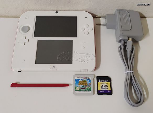 Nintendo 2DS Scarlett Red + Animal Crossing