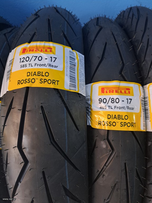 Ζευγάρι Diablo Rosso 120/70-17&90/80/17