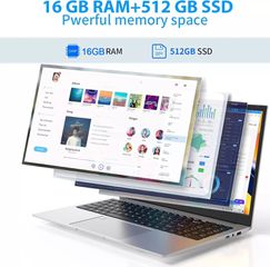 Ultra Slim Laptop,15.6'',16GB RAM,512GB SSD,Intel N5095,1900*1200,NOTEBOOK,ξεκλειδωμα με δακτυλικο αποτυπωμα,Bluetooth, Convertible 2-in-1 Laptop/Tablet, IPS Panel, Touch ID, Wi-Fi