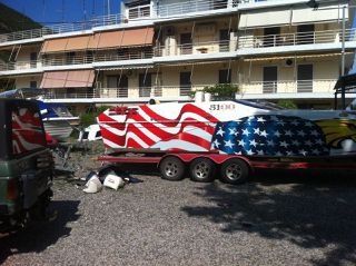 Ταχύπλοο 2005 AMERICAN OFFSHORE 3100 CATAMARAN DUAL HULL-thumb-6