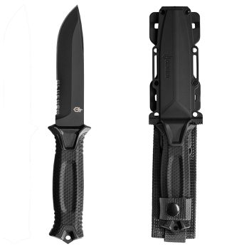 Gerber Strongarm Fixed Blade Black SE+Walther Tactical Knife