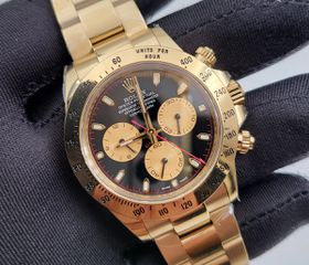 rolex daytona ολόχρυσο panda dial καντράν replica