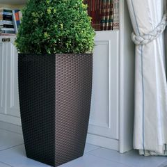 PLASTONA NATURA Γλάστρα 42lt - 31x31x56cm-thumb-1
