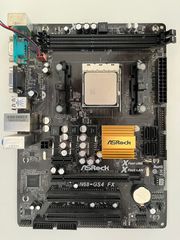 Motherboard με CPU και Cooler