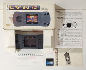 Atari Lynx Model I CIB + Blue Lighting