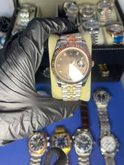 Rolex datejust rose gold two tone bp factory