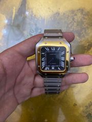 Cartier santos two tone rep