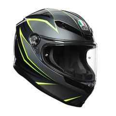 K6 AGV ECE MULTI FLASH GREY/BLACK/LIME