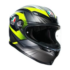 K6 AGV MULTI EXCITE MATT CAMO/YELLOW-FLUO