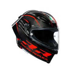 PISTA GP RR AGV E2206 DOT MPLK PERFORMANCE CARBON/RED