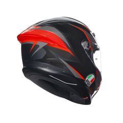 K6 S AGV E2206 MPLK SLASHCUT BLACK/GREY/RED-thumb-1