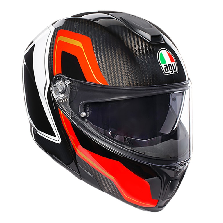SPORTMODULAR AGV MULTI PLK SHARP CARBON/RED/WHITE