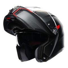 TOURMODULAR AGV E2206 MULTI FREQUENCY MATT GUNMETAL/RED-thumb-2