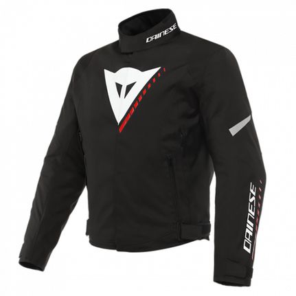 VELOCE D-DRY JACKET BLACK/WHITE/LAVA RED