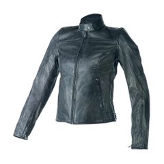 MIKE PELLE LADY LEATHER JACKET DAINESE BLACK