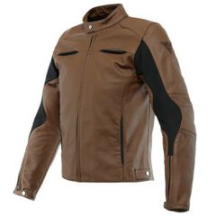 RAZON 2 LEATHER JACKET DAINESE TOBACCO