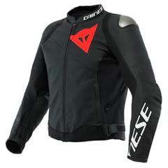 SPORTIVA LEATHER JACKET DAINESE BLACK-MATT/BLACK-MATT/BLACK-MATT