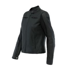 RAZON 2 LADY LEATHER JACKET DAINESE BLACK