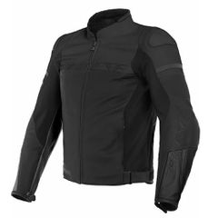 AGILE LEATHER JACKET DAINESE BLACK-MATT/BLACK-MATT/BLACK-MATT