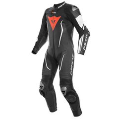 MISANO 2 D-AIR PERF 1PC LEATHER SUIT DAINESE BLACK/BLACK/WHITE