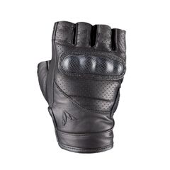 GT-SHORT NORDCODE LEATHER GLOVES BLACK
