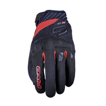 RS3 EVO FIVE GLOVES BLACK/RED