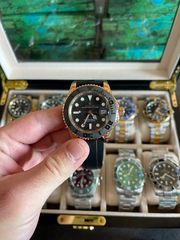 Rolex Yacht Master I oysterflex to  rose gold