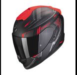 EXO 1400 EVO SCORPION AIR SHELL MATT BLACK/RED