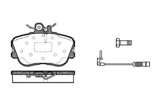 Τακάκια εμπρός MERCEDES C180/C200 W202 1993-2000