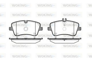 Τακάκια εμπρός MERCEDES CLK W209 2003-2009  SLK 2004-2011