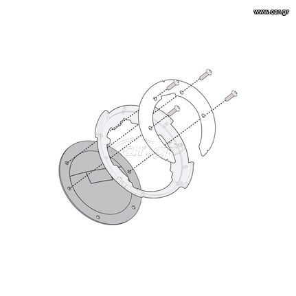 Σύστημα κλειδώματος BF85 510X'24-MAVERICK σάκου στο ρεζερβουάρ Kove GIVI. ΚΑΤΟΠΙΝ ΠΑΡΑΓΓΕΛΙΑΣ.