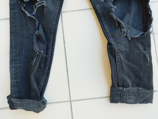 Τζιν παντελόνι Denim No44 μαύρο-thumb-1