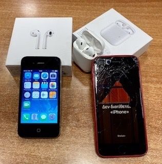 APPLE iPHONE 8 και iPhone 4 συν Air Pods