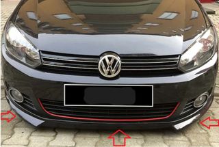 Spoiler μαύρο πλαστικό - Vw Golf 6