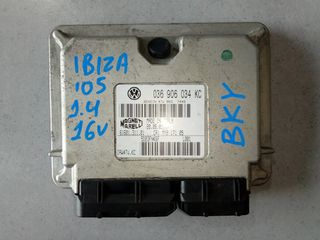 SEAT IBIZA '05 1.4 16V (5Θ) ΕΓΚΕΦΑΛΟΣ MAGNETI MARELLI 036 906 034 KC (ΑΠΟ ΚΙΝΗΤΗΡΑ BKY)