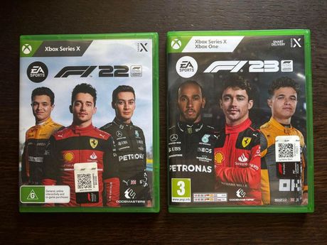 Formula 1 δύο παιχνίδια του 2022 & 2023 Xbox Series S/X