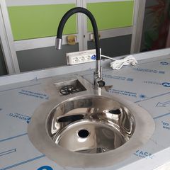 Πόστο καφέ λοξό 360/370*75*92/97 cm, με 3 θέσεις εργασίας, συρτάρια, ερμάρια & θέσεις για ψυγεία. Ποιότητα & Τιμή Stockinox-thumb-6