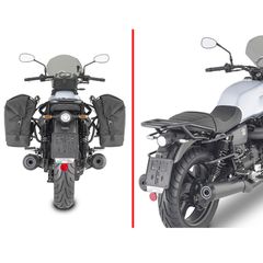 Βάσεις πλαϊνών σάκων GIVI TR8206 για MOTOGUZZI 850 V7 Stone/Special 2021-24 με σύστημα γρήγορης αφαίρεσης