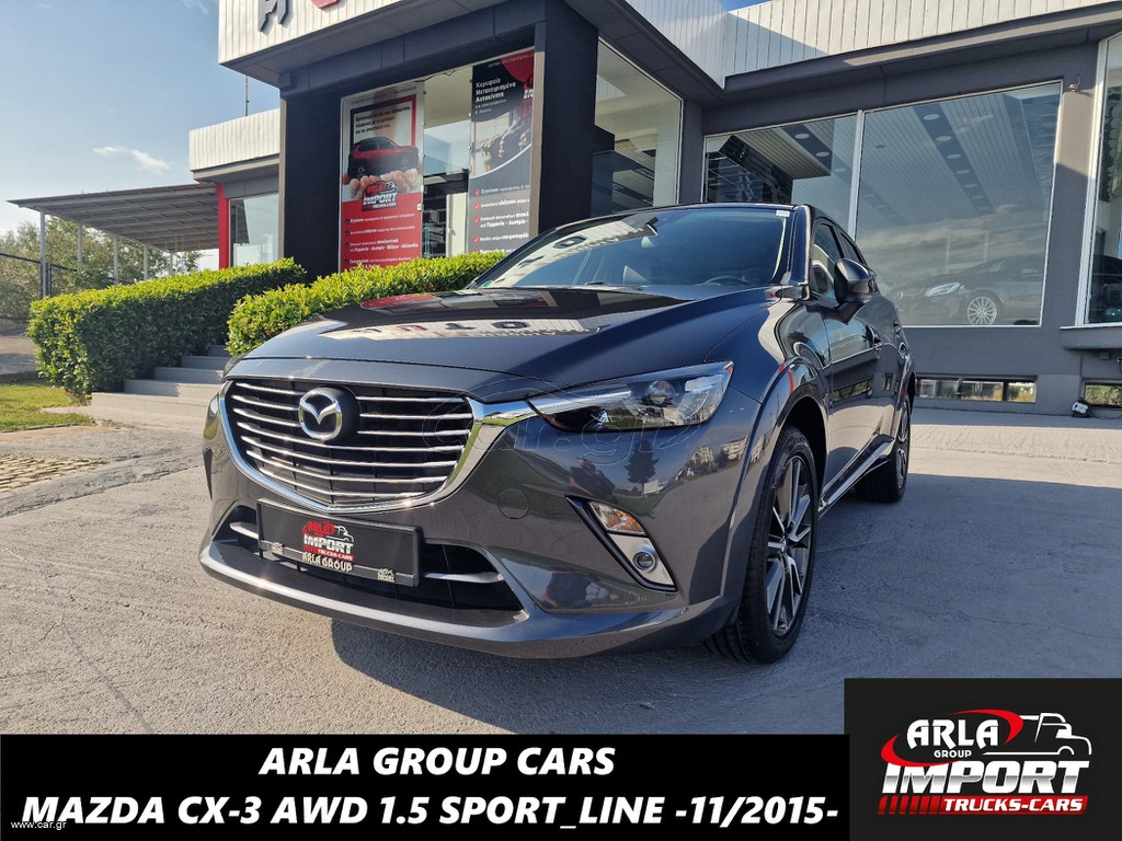 Mazda CX-3 '15 1.5#SPORT_LINE#AWD#SKYACTIVE#DIESEL#EURO6