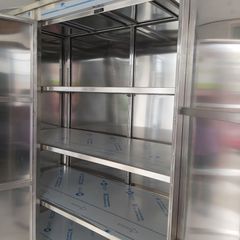 Ερμάριο τροχήλατο - ντουλάπα inox 160*70*208 εκ, με 3 πόρτες, 4 ρυθμιζόμενα ράφια και κλειδαριές. Ποιότητα & Τιμή Stockinox-thumb-8